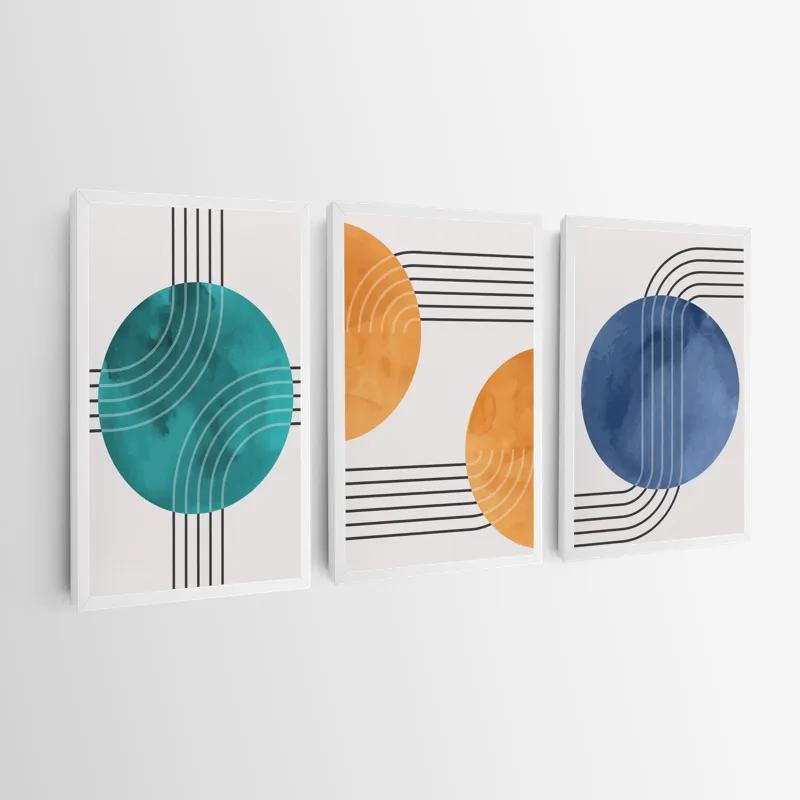 Tablou Multicanvas Colorful Circle mockup 0