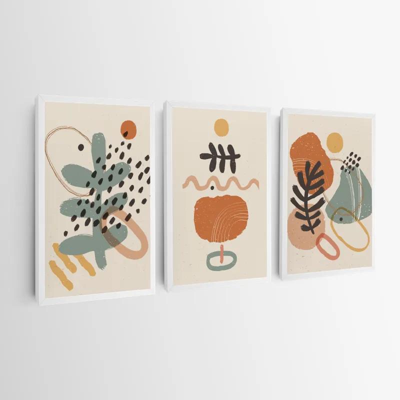 Tablou Multicanvas Cream Orangert mockup 0