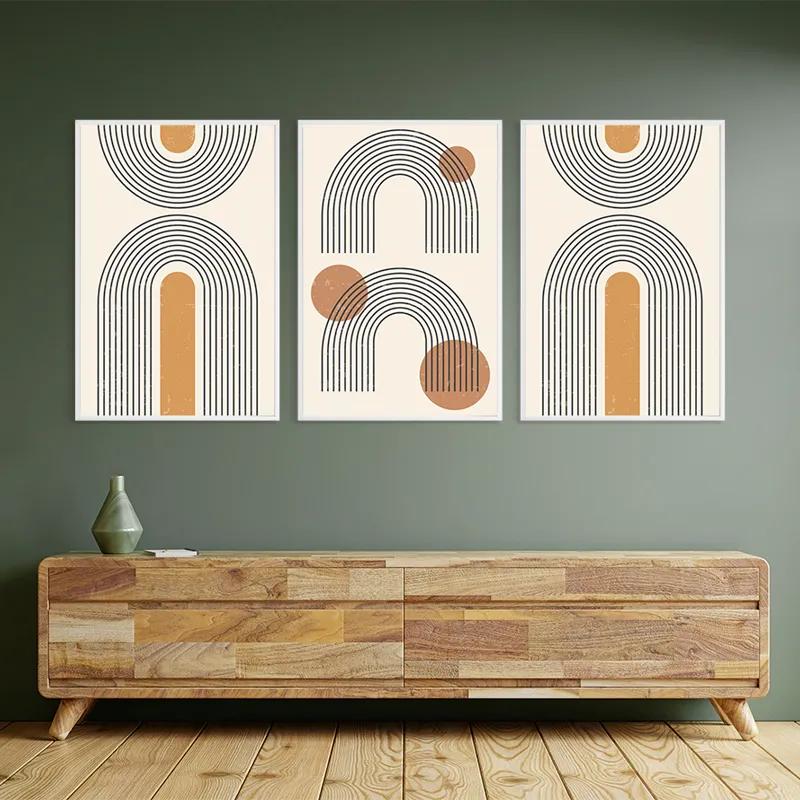 Tablou Multicanvas Arch Poster Set mockup 2