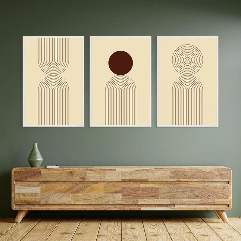 Tablou Multicanvas Cream Set mockup 2