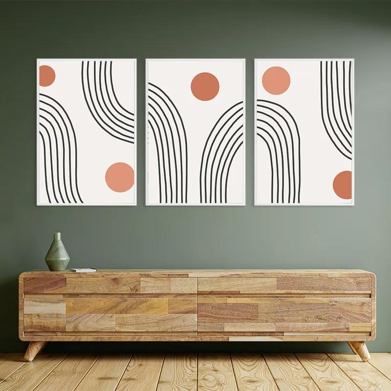 Tablou Multicanvas Moonnd Lines mockup 2