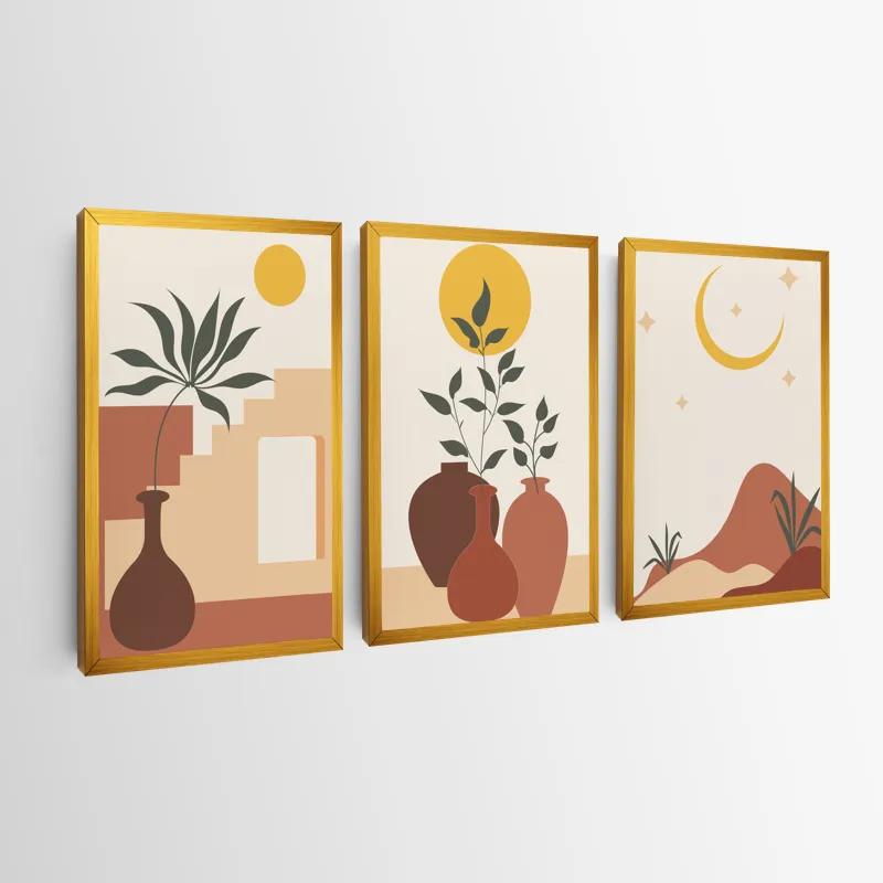 Tablou Multicanvas Brown Vase mockup 0