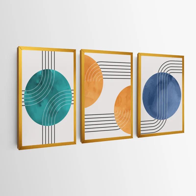 Tablou Multicanvas Colorful Circle mockup 0