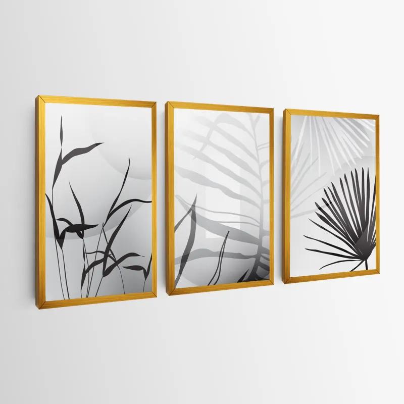 Tablou Multicanvas Leaf Shadow mockup 0