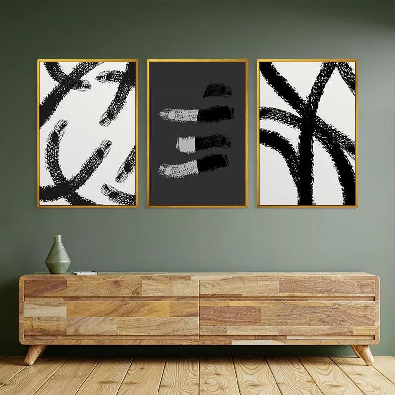 Tablou Multicanvas Grey Shades mockup 2