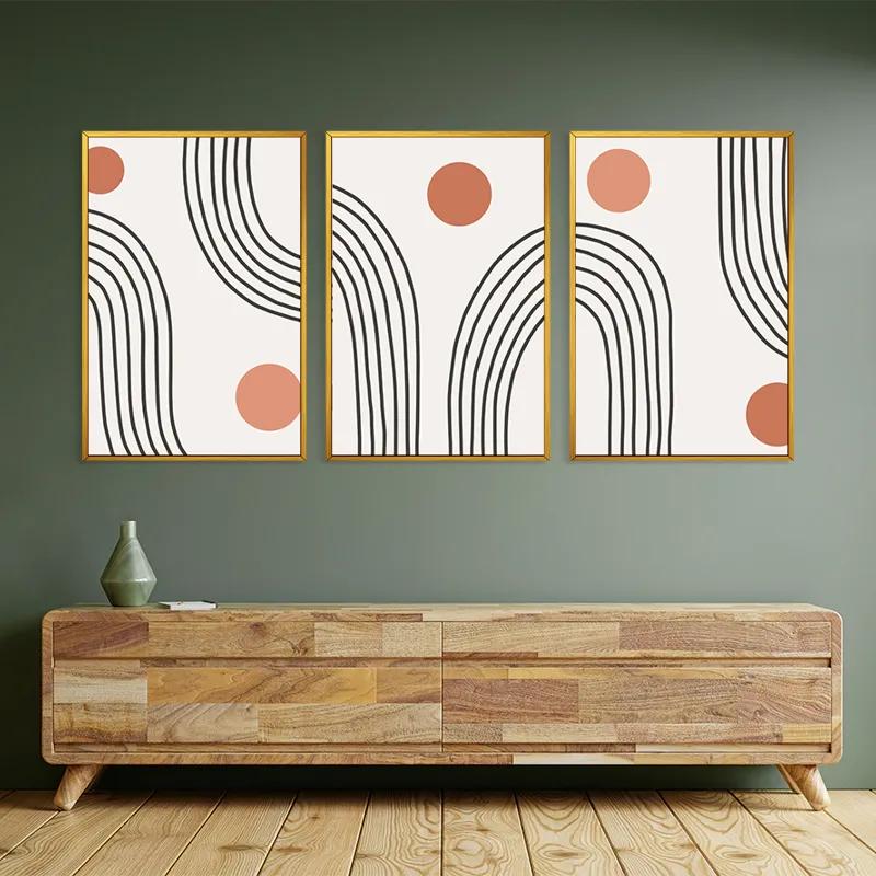 Tablou Multicanvas Moonnd Lines mockup 2