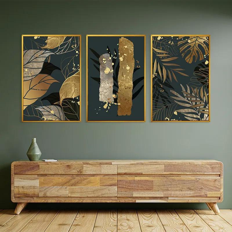 Tablou Multicanvas Tropical Leaves mockup 2