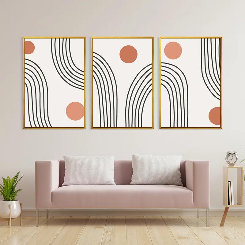 Tablou Multicanvas Moonnd Lines mockup 3