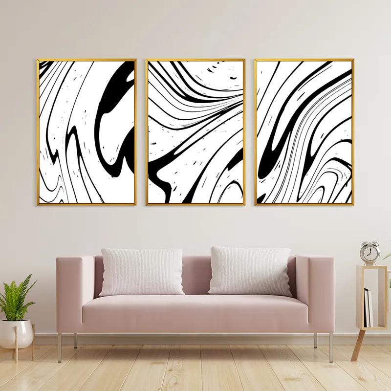 Tablou Multicanvas White Marblert mockup 3