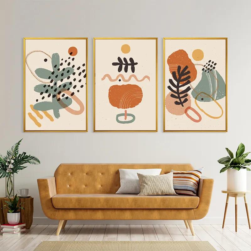 Tablou Multicanvas Cream Orangert mockup 4