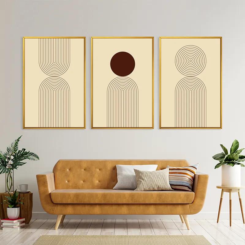 Tablou Multicanvas Cream Set mockup 4