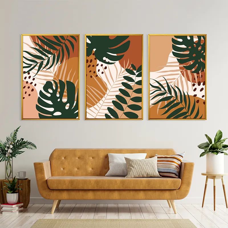 Tropical Green Leaves mockup 4