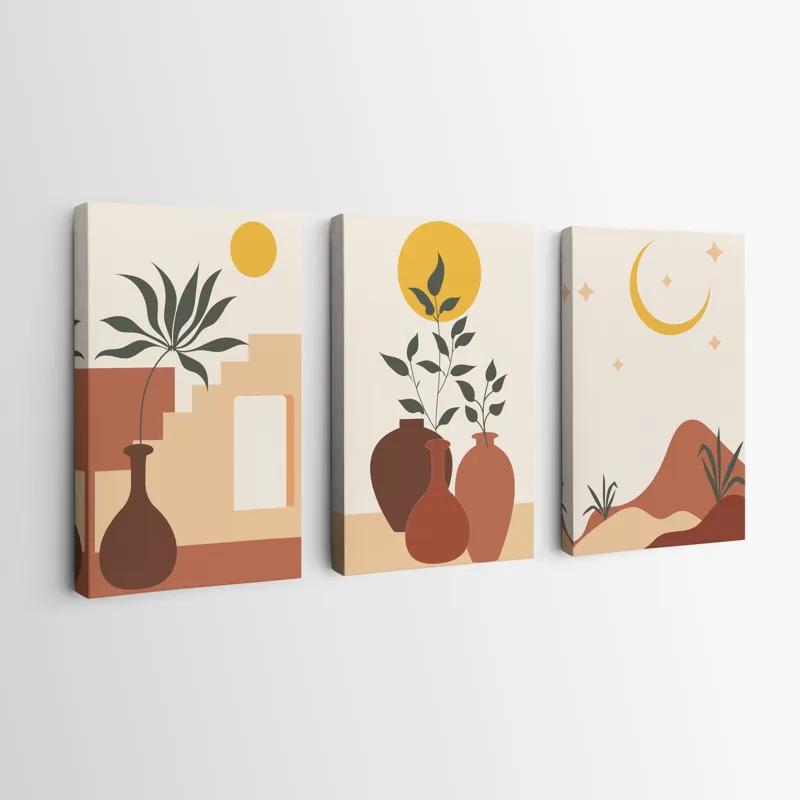Tablou Multicanvas Brown Vase mockup 0