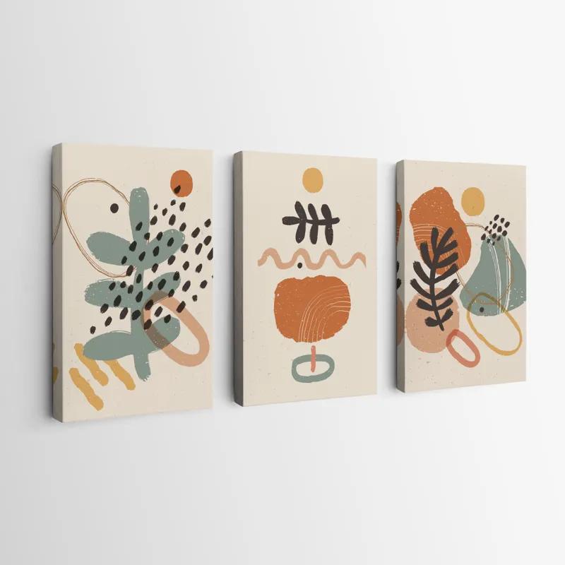 Tablou Multicanvas Cream Orangert mockup 0