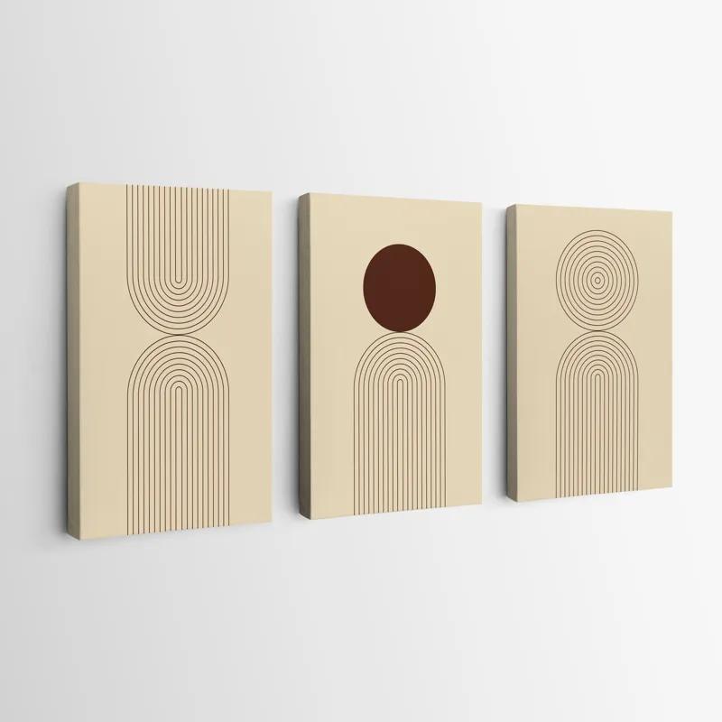 Tablou Multicanvas Cream Set mockup 0