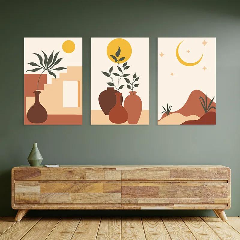 Tablou Multicanvas Brown Vase mockup 2