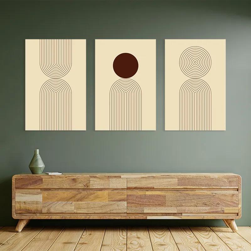 Tablou Multicanvas Cream Set mockup 2