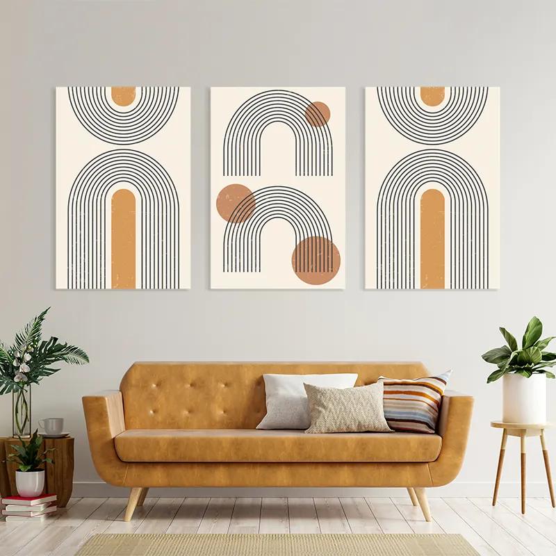 Tablou Multicanvas Arch Poster Set mockup 4