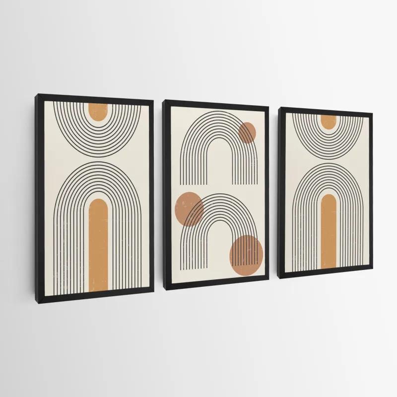 Tablou Multicanvas Arch Poster Set mockup 0