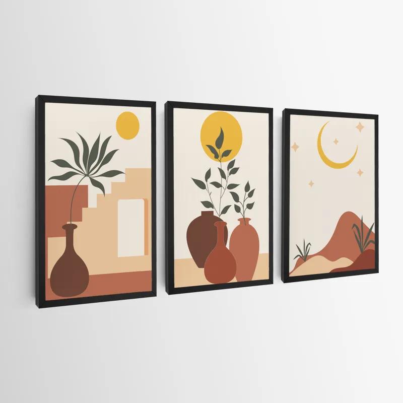 Tablou Multicanvas Brown Vase mockup 0