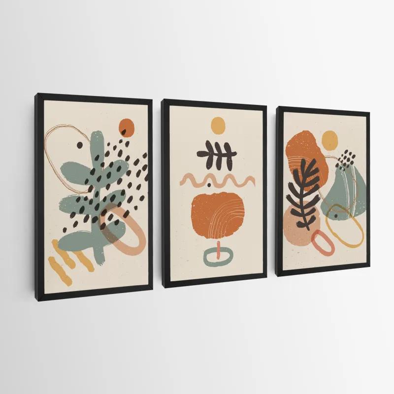 Tablou Multicanvas Cream Orangert mockup 0