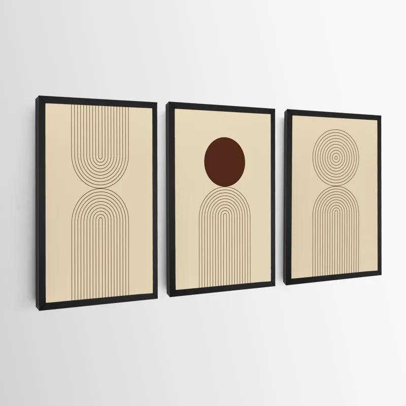 Tablou Multicanvas Cream Set mockup 0