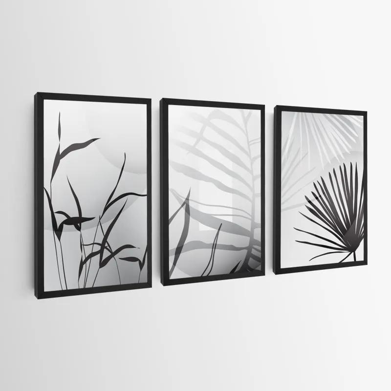Tablou Multicanvas Leaf Shadow mockup 0