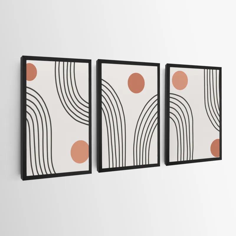 Tablou Multicanvas Moonnd Lines mockup 0