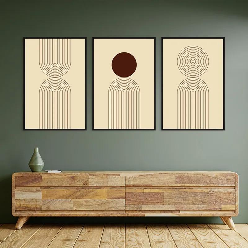 Tablou Multicanvas Cream Set mockup 2