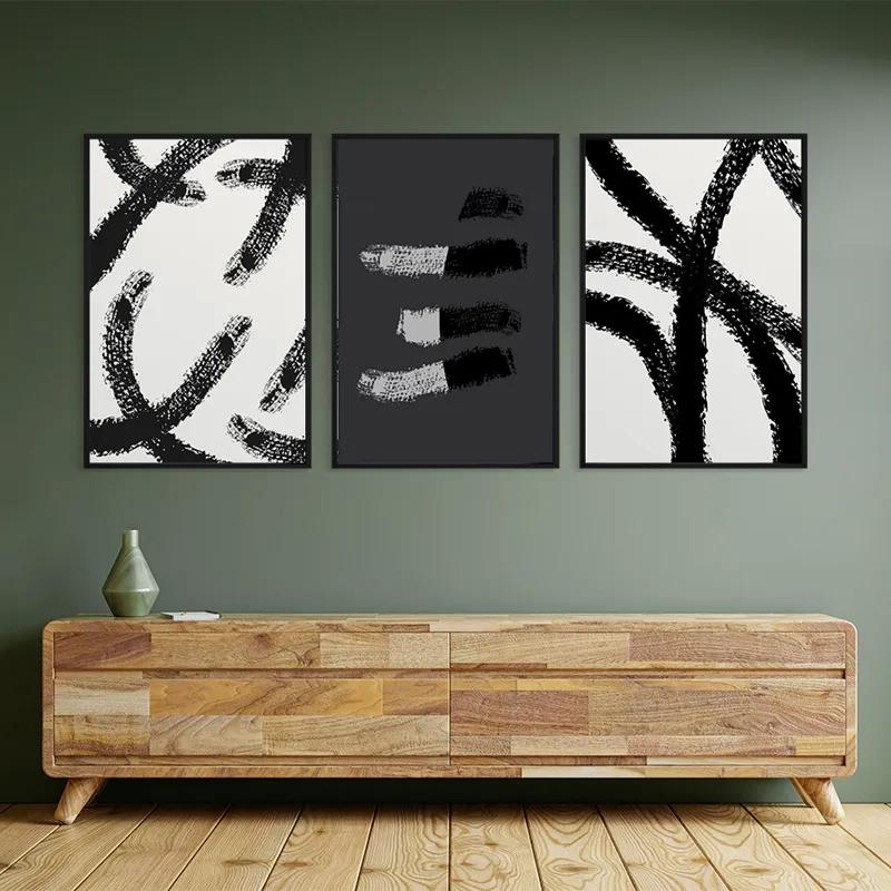 Tablou Multicanvas Grey Shades mockup 2