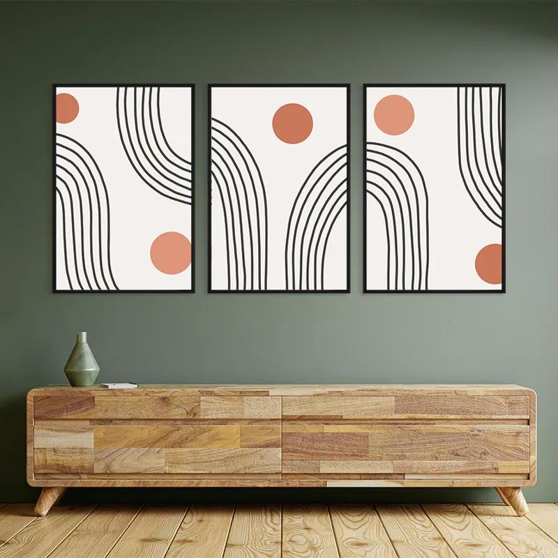 Tablou Multicanvas Moonnd Lines mockup 2