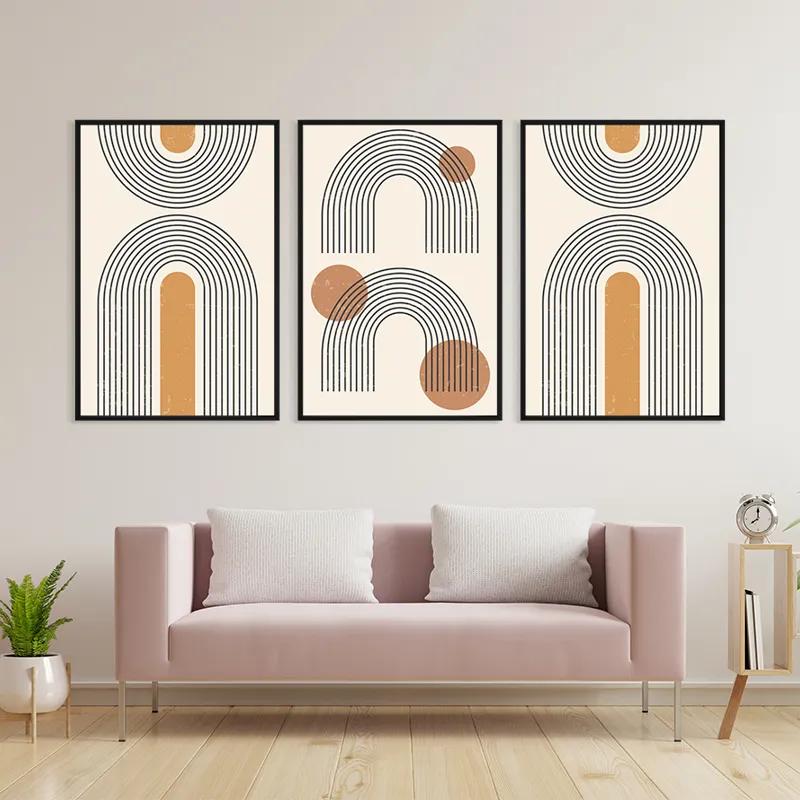 Tablou Multicanvas Arch Poster Set mockup 3