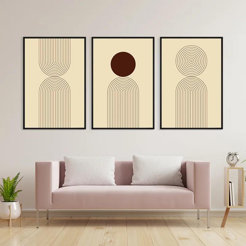 Tablou Multicanvas Cream Set mockup 3