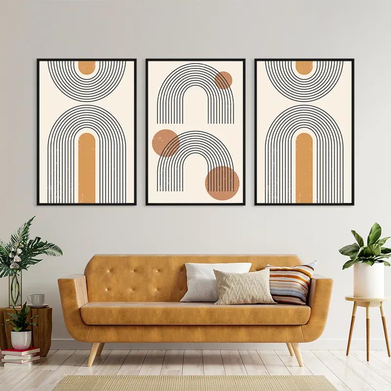 Tablou Multicanvas Arch Poster Set mockup 4