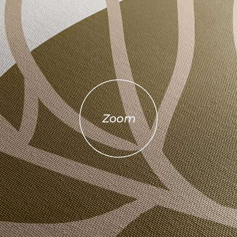 Tablou Multicanvas Brown Cream Leaf mockup 1