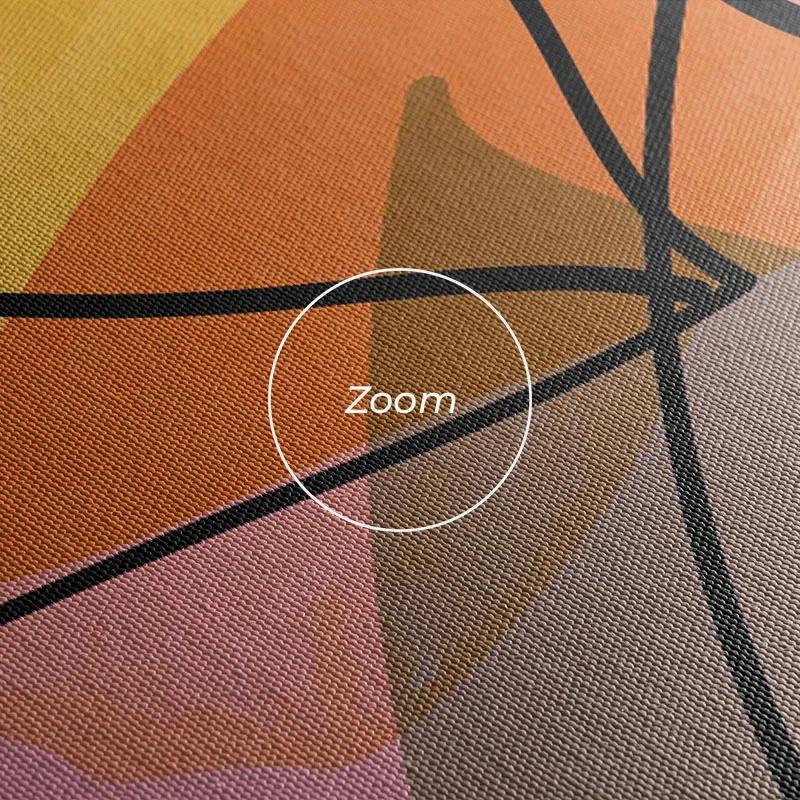 Tablou Multicanvas Colorful Leafs mockup 1