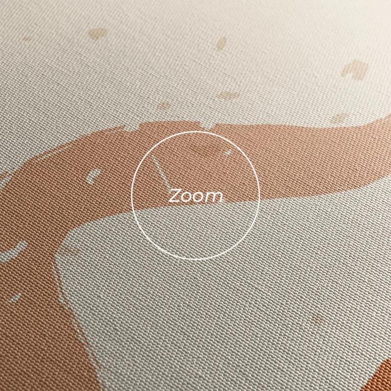 Tablou Multicanvas Cream Orangert mockup 1