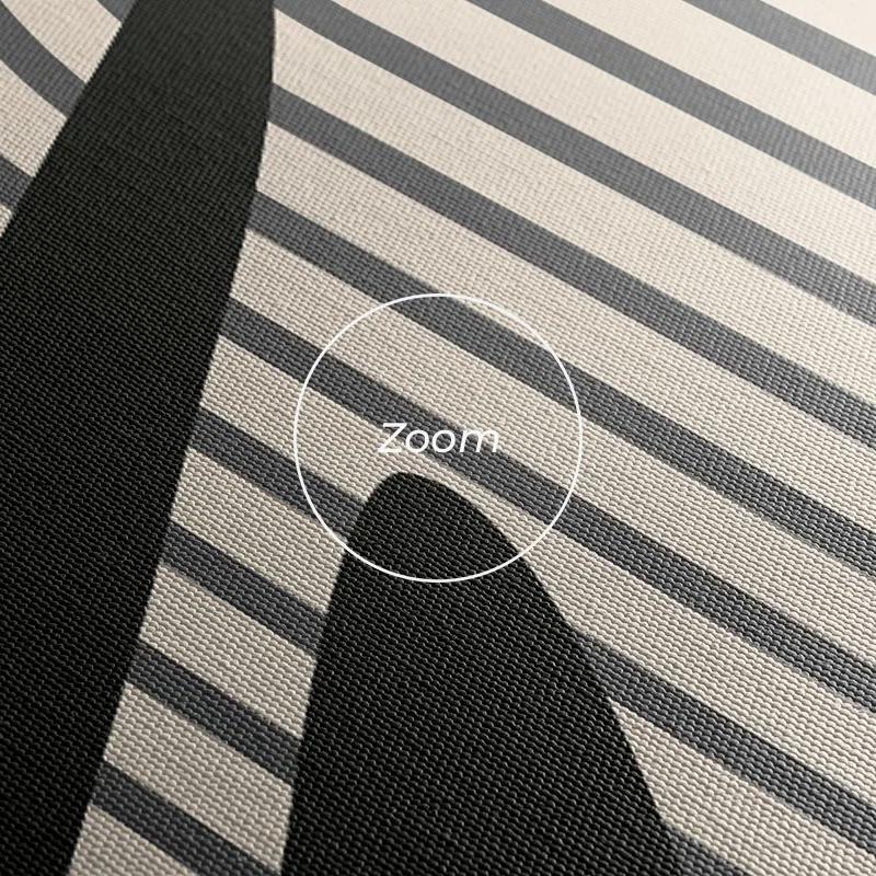 Tablou Multicanvas Dark Grey Leaf mockup 1