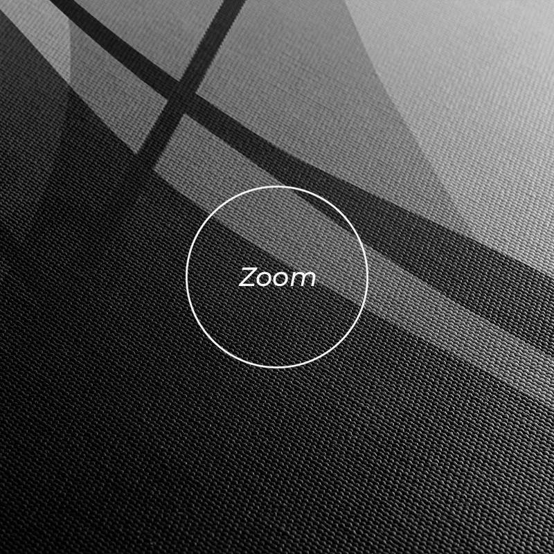 Tablou Multicanvas Grey Leaf Set mockup 1