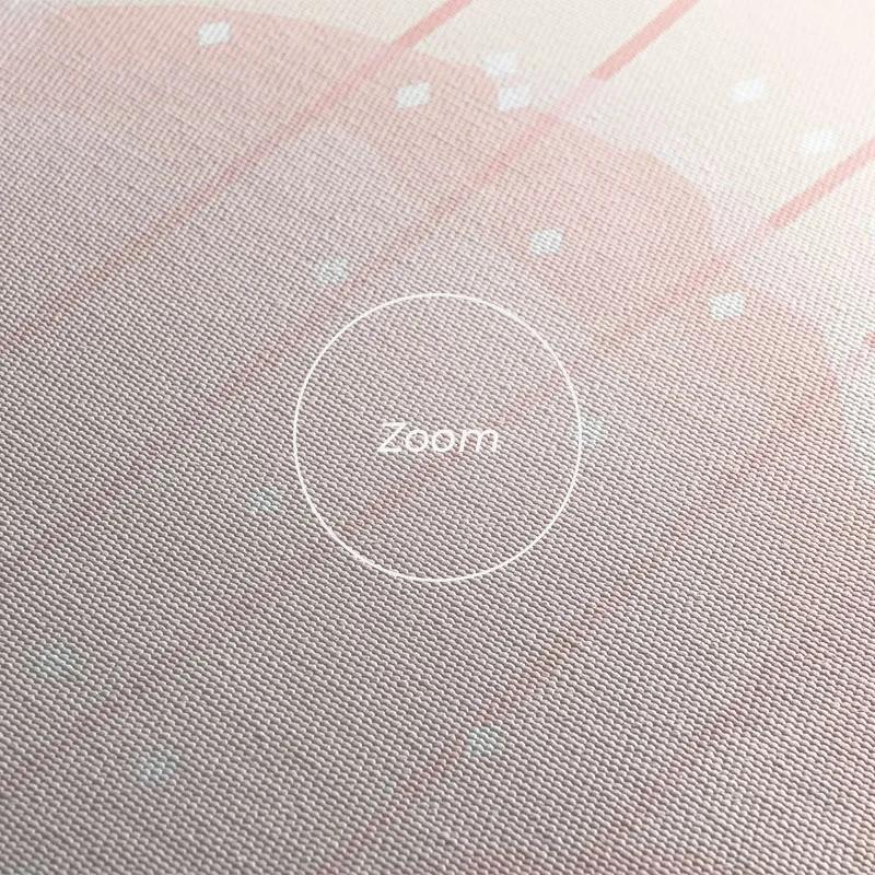 Tablou Multicanvas Pretty Pink Shape mockup 1