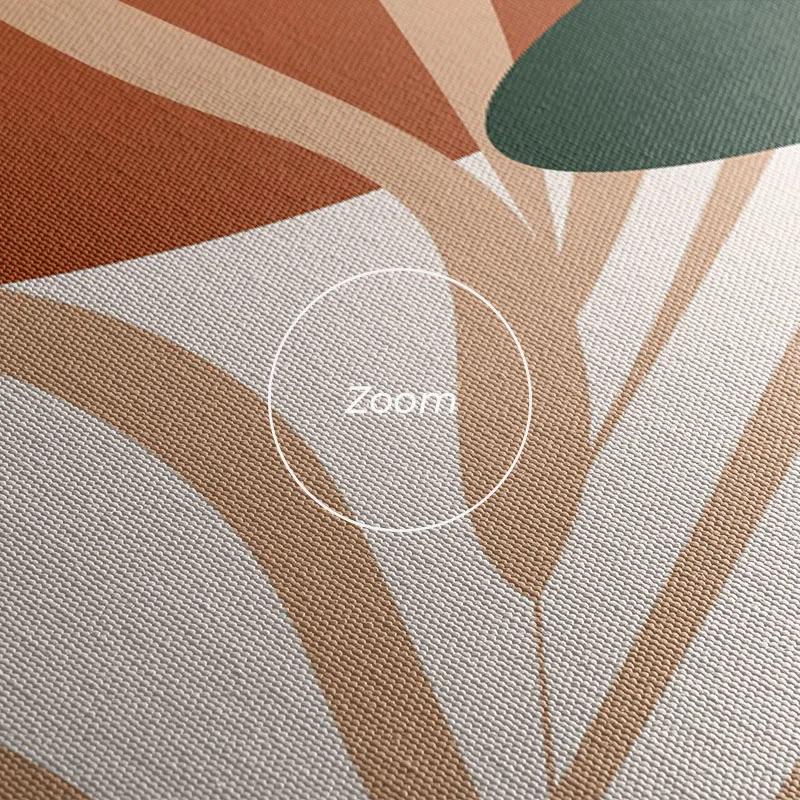 Tablou Multicanvas Tropical Green Leaves mockup 1