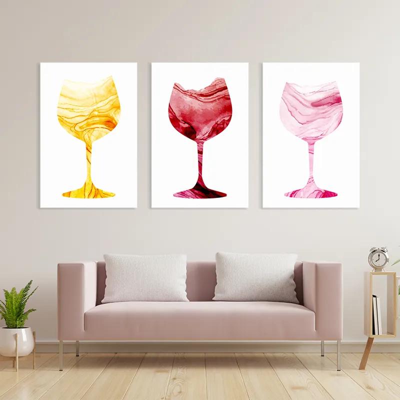 Tablou Multicanvas Drinks mockup 3
