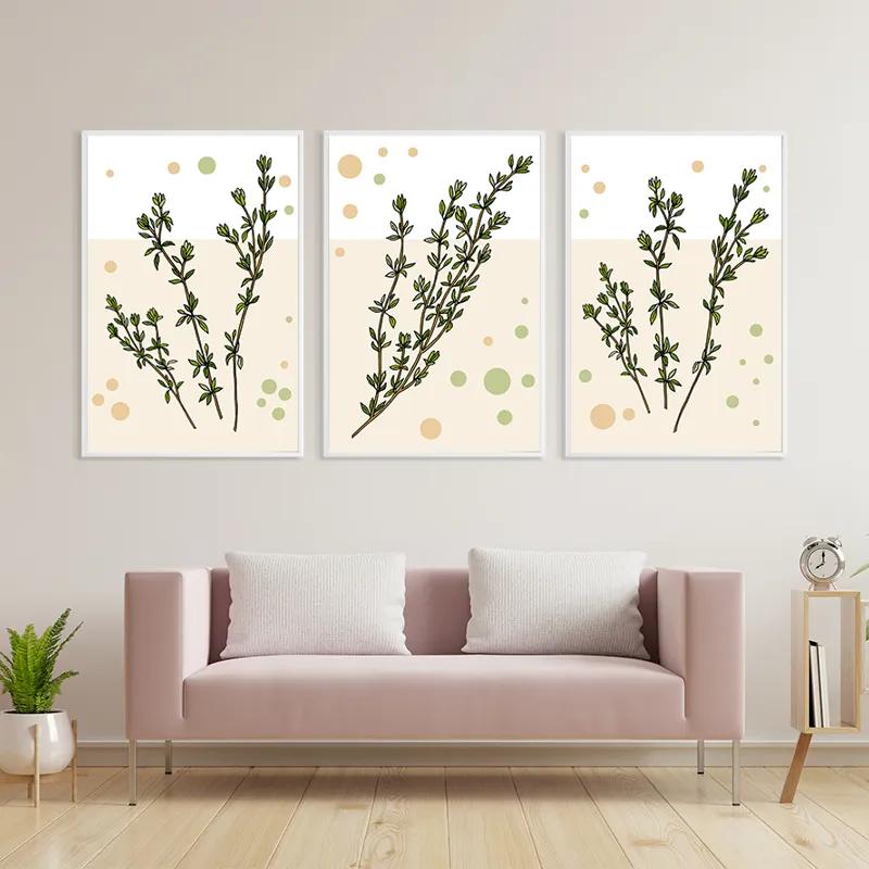 Tablou Multicanvas Fresh Herbs mockup 3