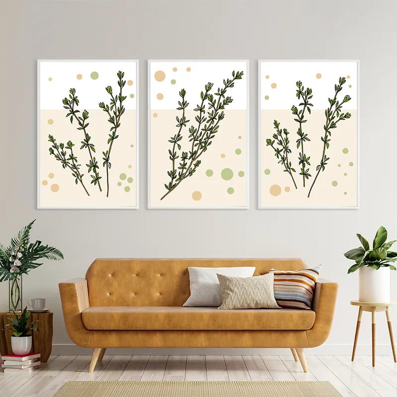 Tablou Multicanvas Fresh Herbs mockup 4