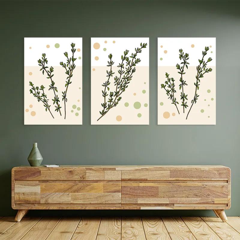 Tablou Multicanvas Fresh Herbs mockup 2