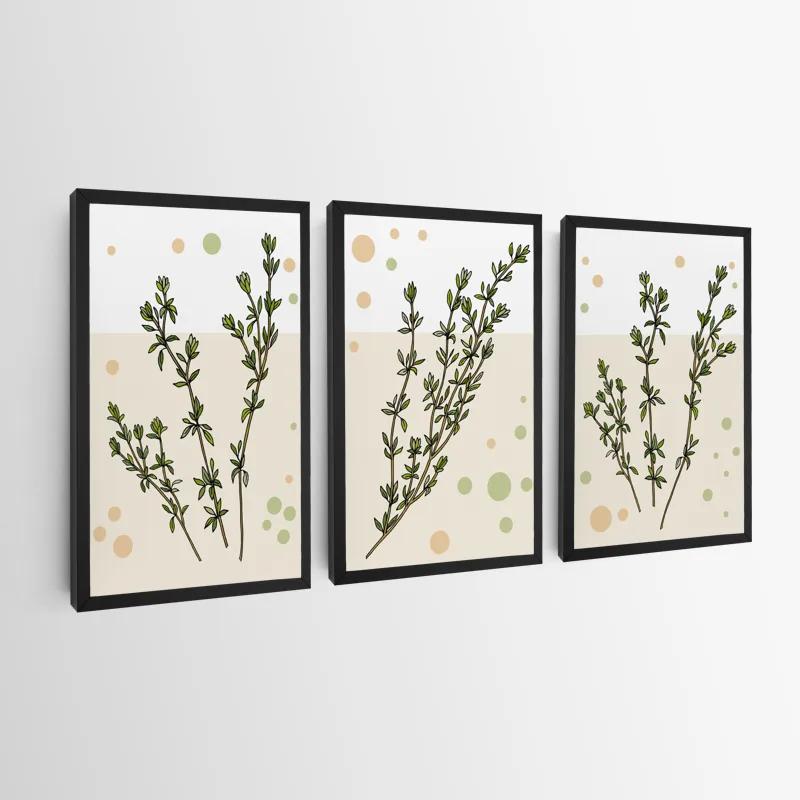 Tablou Multicanvas Fresh Herbs mockup 0