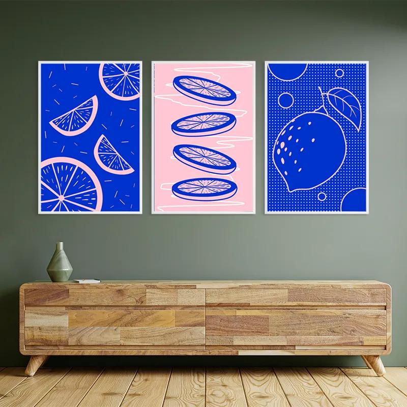 Tablou Multicanvas Lemon Set mockup 2