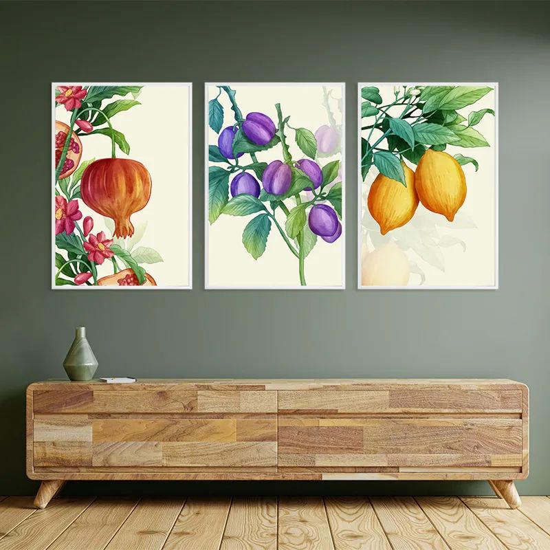 Watercolor Fruit Set mockup 2
