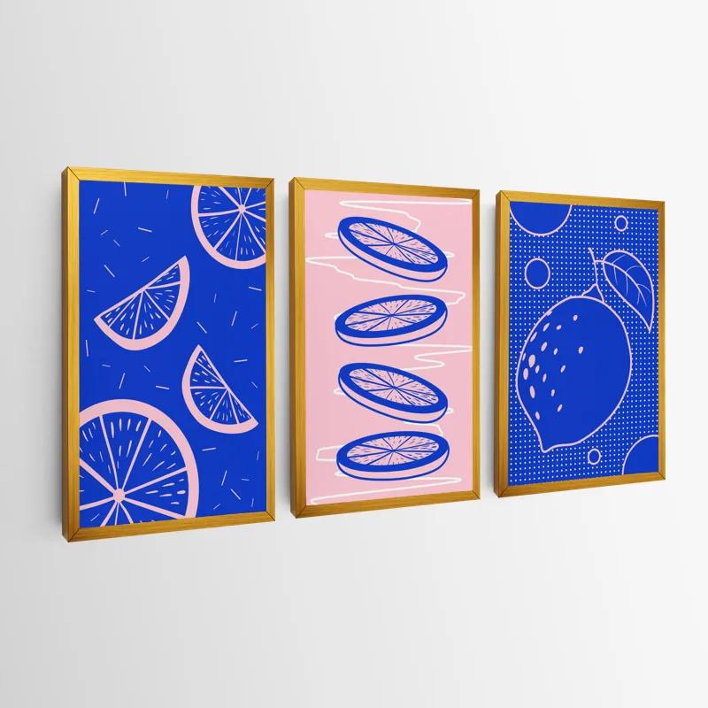 Tablou Multicanvas Lemon Set mockup 0