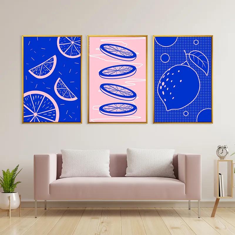 Tablou Multicanvas Lemon Set mockup 3